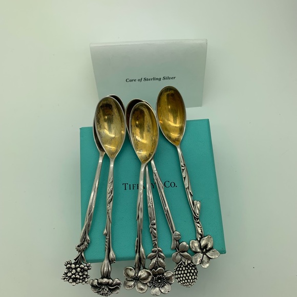 Antique Tiffany & Co. 925 Small Spoons T&Co. STG - Picture 6 of 8